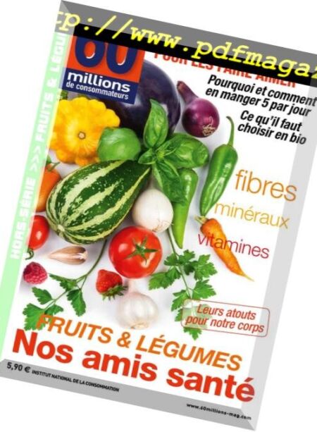 60 Millions de consommateurs – Hors-Serie – Juillet-Aout 2018 Cover