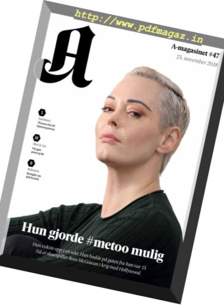 A-Magasinet – 23 november 2018 Cover