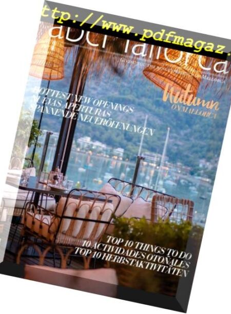 abcMallorca Magazine – Autumn 2018 Cover