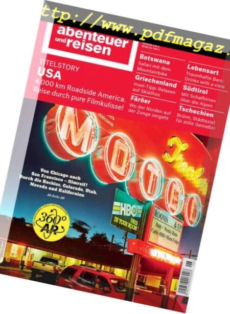 Abenteuer und Reisen – Juni 2018 Cover