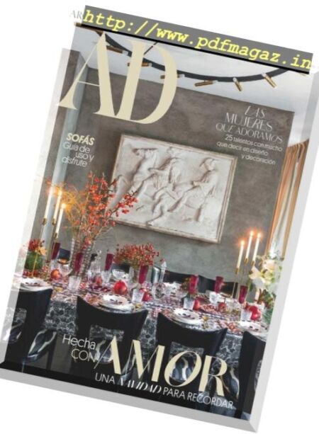 AD Architectural Digest Espana – diciembre 2018 Cover