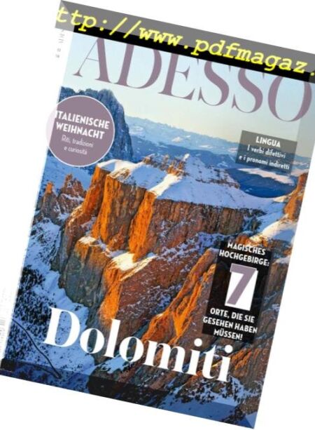 Adesso – Natale 2018 Cover