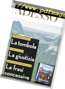 Adesso Plus – Nr13, 2018