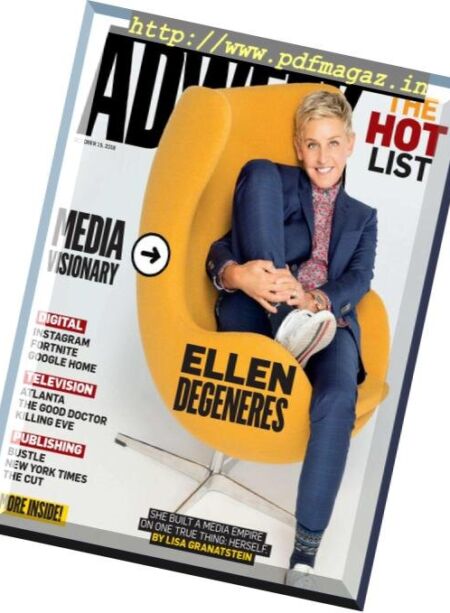 Adweek – October 15, 2018 Cover