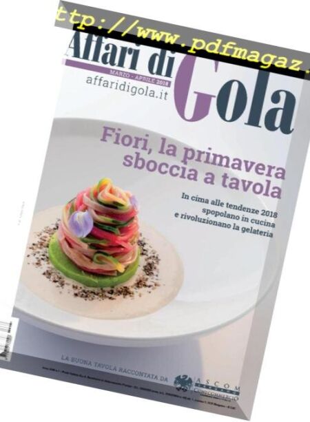 Affari di Gola – Marzo-Aprile 2018 Cover