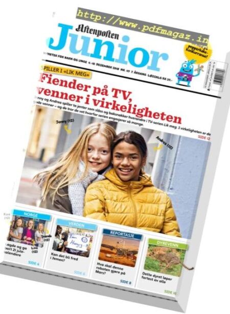 Aftenposten Junior – 04 desember 2018 Cover
