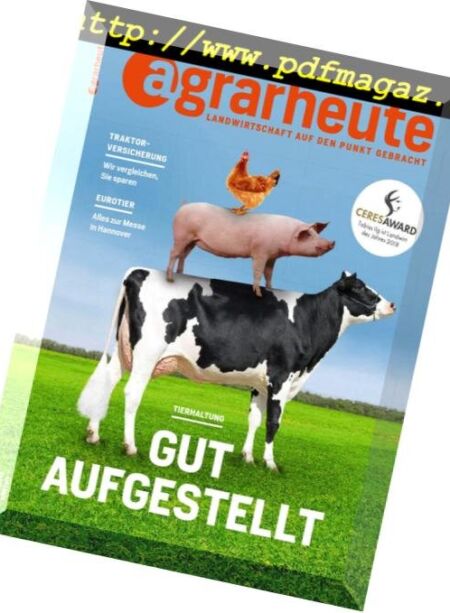 Agrarheute – Oktober 2018 Cover