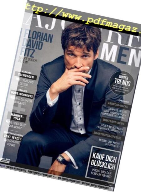 Ajoure Men – Dezember 2018 Cover