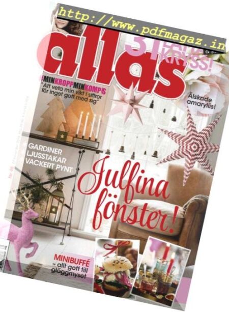 Allas – 22 november 2018 Cover