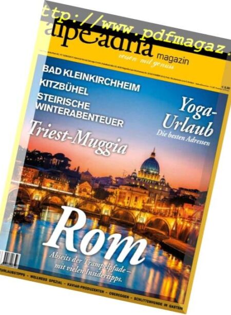 Alpe Adria Magazin – November 2018 Cover