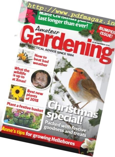 Amateur Gardening – 01 January 2019 Cover