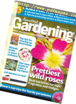 Amateur Gardening – 06 November 2018