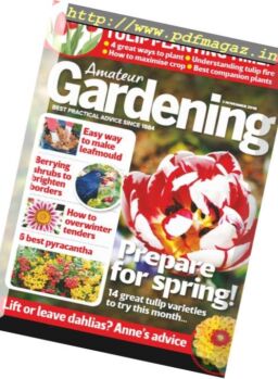 Amateur Gardening – 13 November 2018