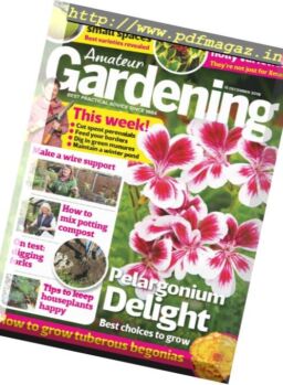Amateur Gardening – 25 December 2018