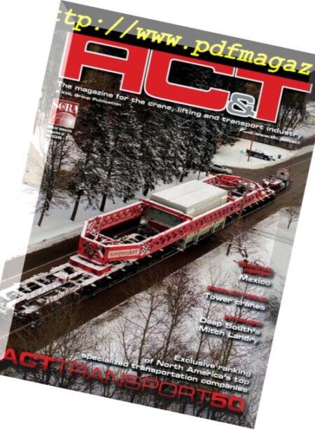 American Cranes & Transport – December 2018 Cover