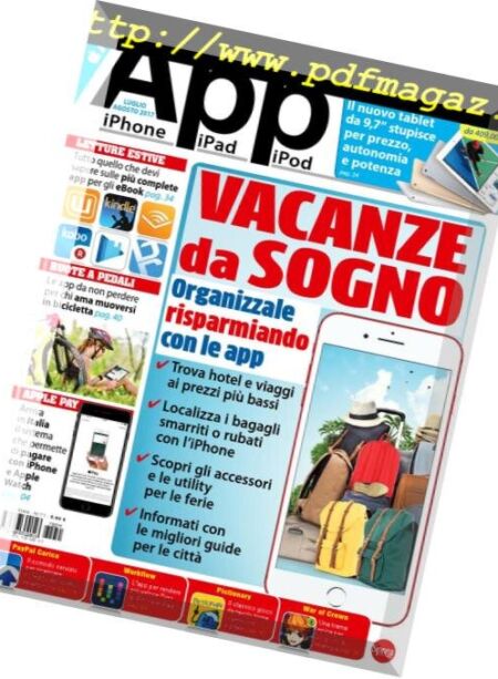 App Journal – Luglio-Agosto 2017 Cover