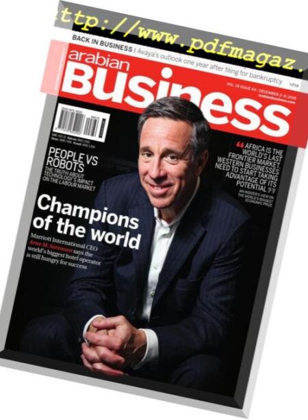Arabian Business – December 02, 2018 Cover