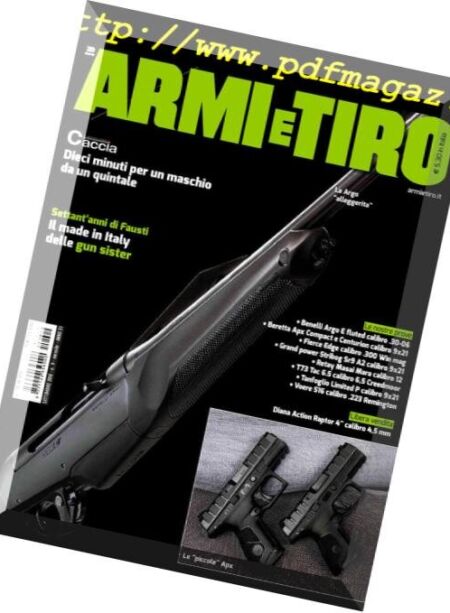 Armi e Tiro – Settembre 2018 Cover