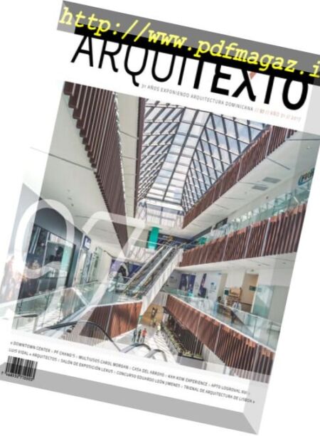Arquitexto – Revista Dominicana de Arquitectura – agosto 2017 Cover