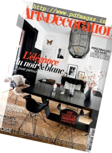 Art & Decoration – novembre 2018 Cover