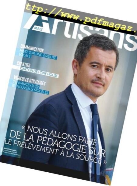 Artisans Mag – Novembre 2018 Cover