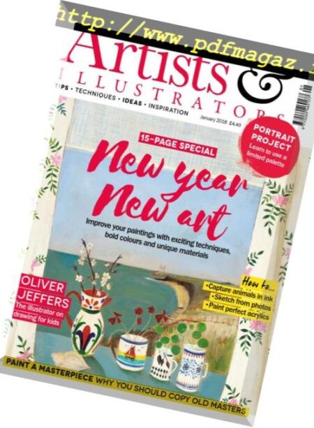 Artists & Illustrators – January 2018 Cover