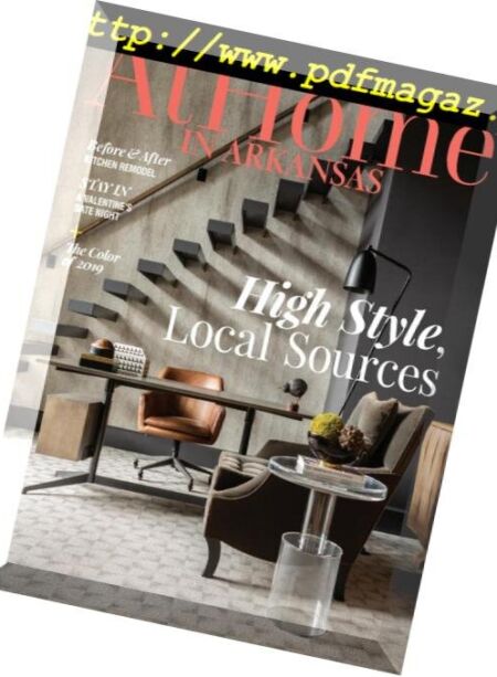At Home in Arkansas – January-February 2019 Cover