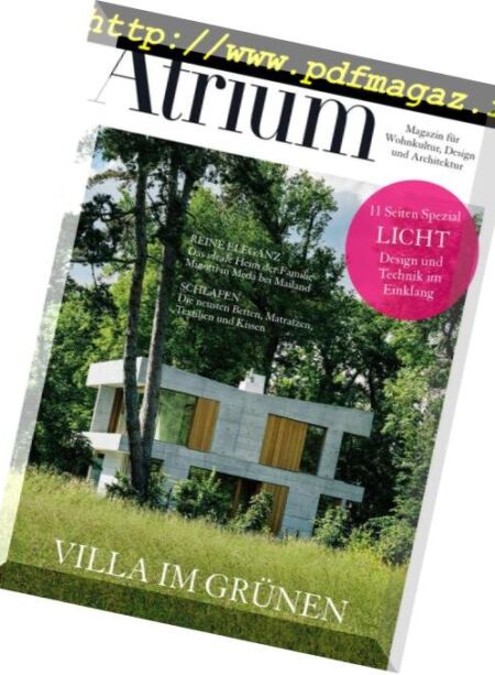 Atrium Germany – November-Dezember 2018 Cover