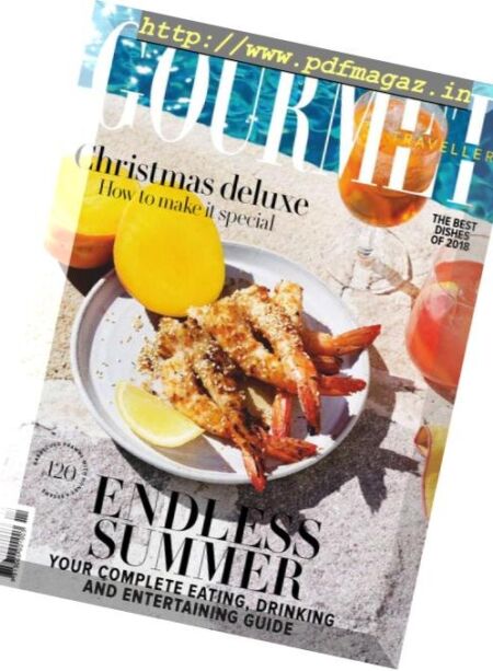 Australian Gourmet Traveller – December 2018 Cover