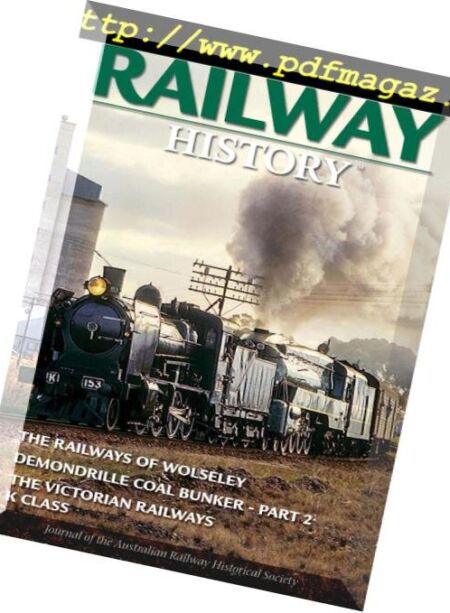 Australian Railway History – December 2018 Cover