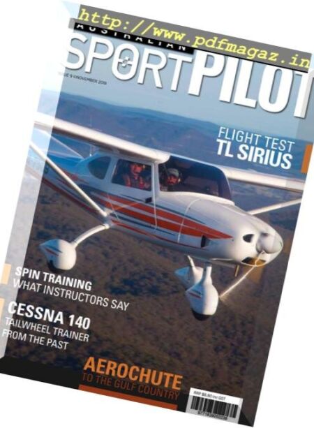 Australian Sport Pilot – November 2018 Cover