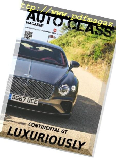 Auto Class Magazine – Settembre 2018 Cover