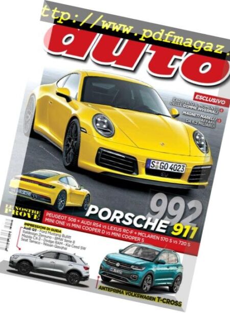 Auto – Dicembre 2018 Cover