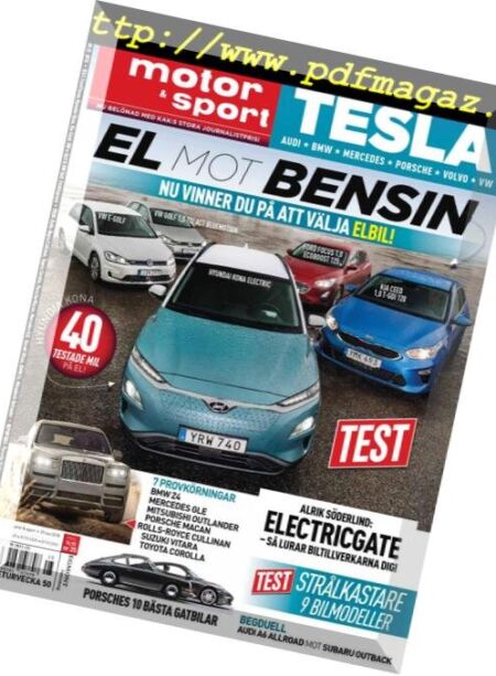 Auto Motor & Sport Sverige – 29 november 2018 Cover