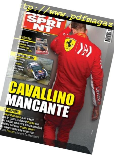 Auto Sprint – 9 Ottobre 2018 Cover