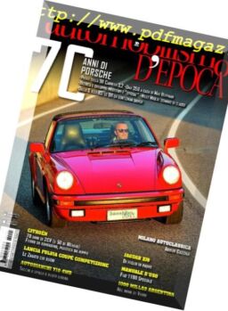 Automobilismo d’Epoca – Dicembre 2018 – Gennaio 2019