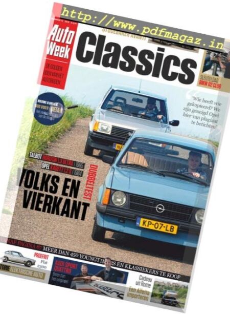 AutoWeek Classics Netherlands – december 2018 Cover