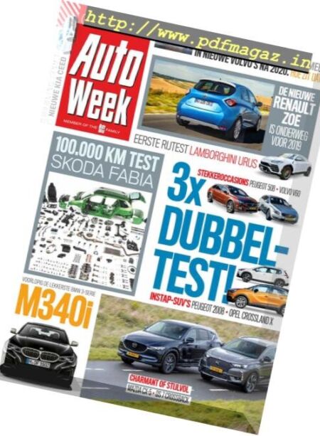 AutoWeek Netherlands – 21 november 2018 Cover