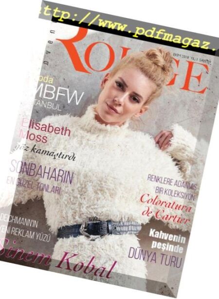 Avenue Rouge – Ekim 2018 Cover