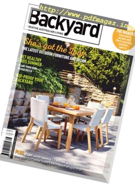 Backyard – October 2018 Cover