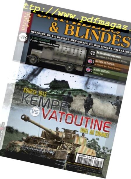 Batailles & Blindes – octobre-novembre 2018 Cover