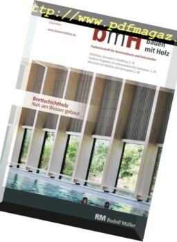 Bauen mit Holz – Dezember 2018