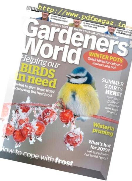 BBC Gardeners’ World – January 2019 Cover