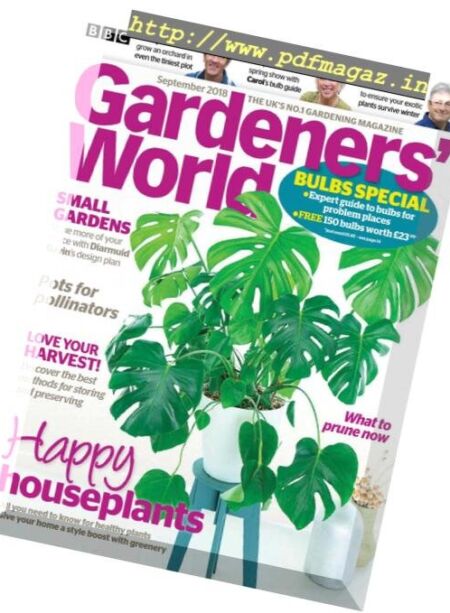 BBC Gardeners’ World – September 2018 Cover