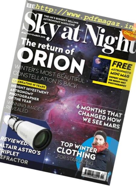 BBC Sky at Night – November 2018 Cover