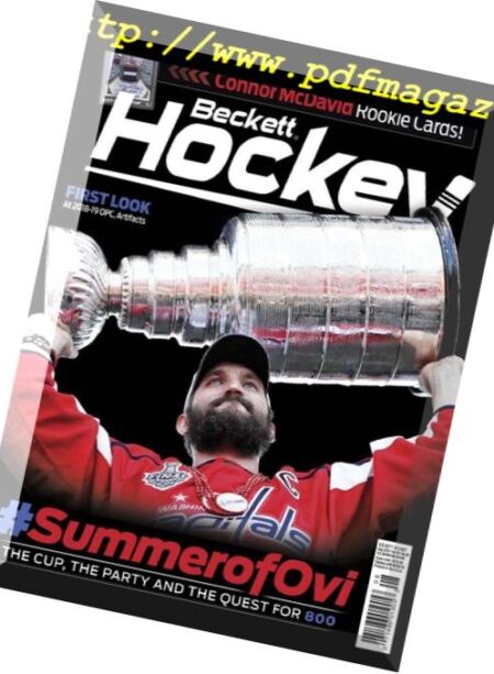 Beckett Hockey – August 2018 Cover