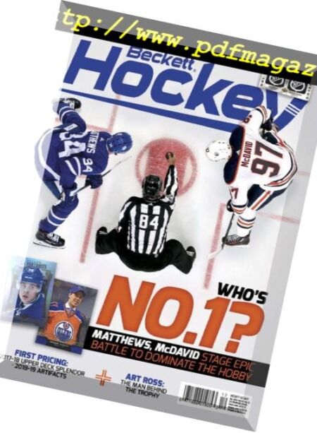 Beckett Hockey – December 2018 Cover