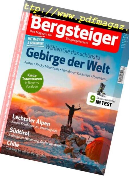 Bergsteiger – Dezember 2018 Cover