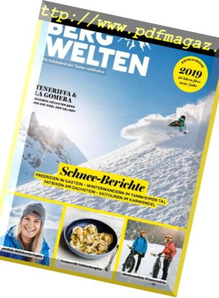 Bergwelten Germany – Dezember 2018 – January 2019 Cover