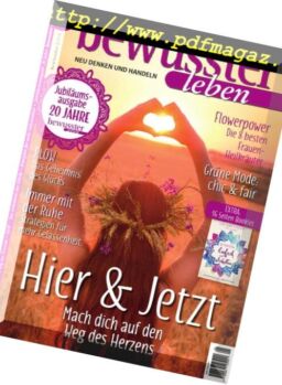 Bewusster Leben – September-Oktober 2018